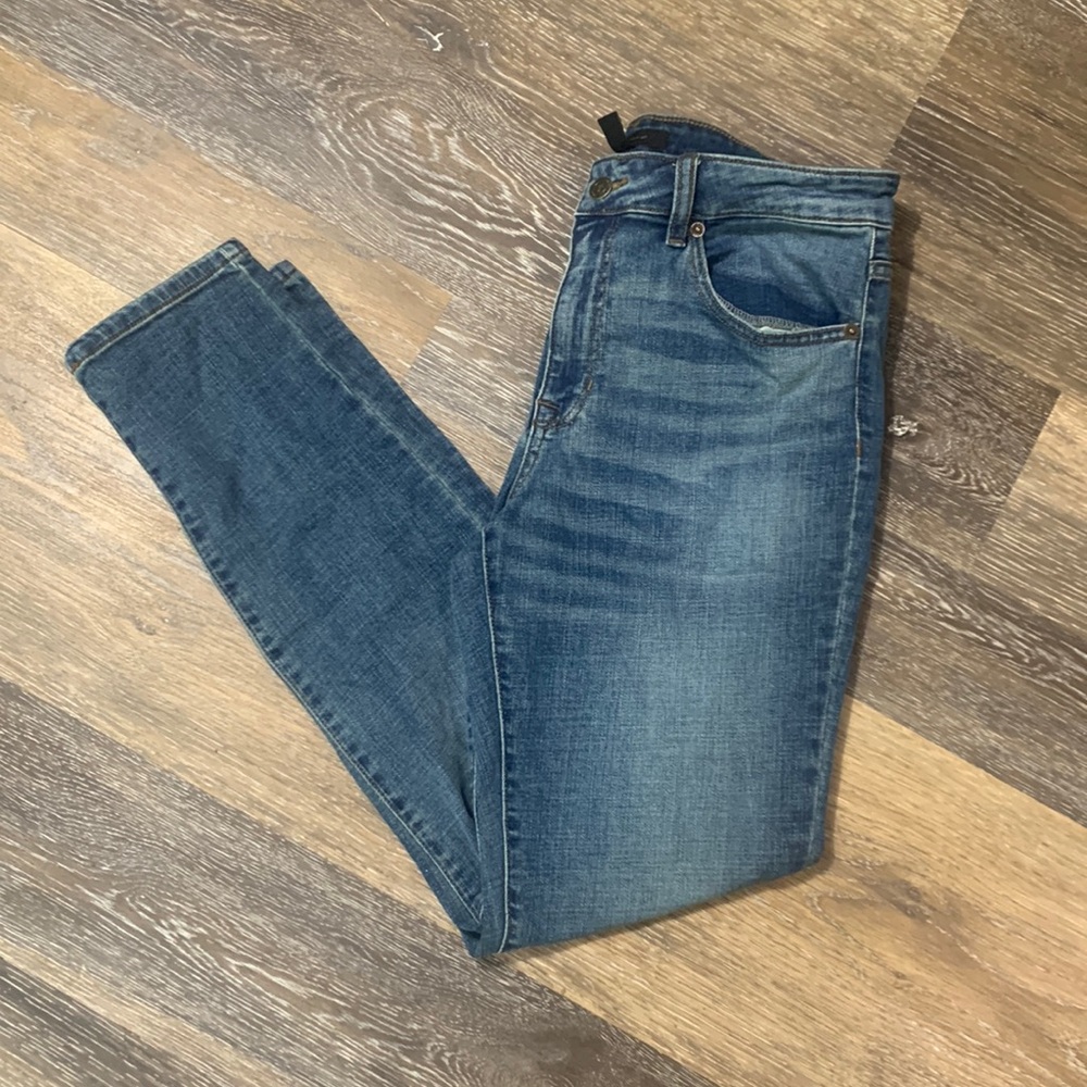FRYE Women's Veronica Cropped Skinny Blue Jeans 10